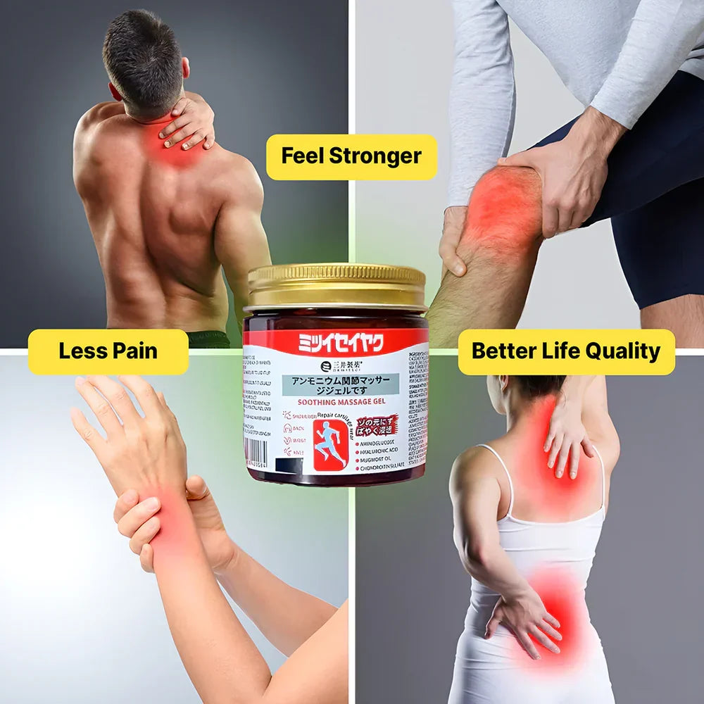 QuickRelief™ Japanese Instant Pain Relief Massage Gel | Buy 1 Get 1 Free