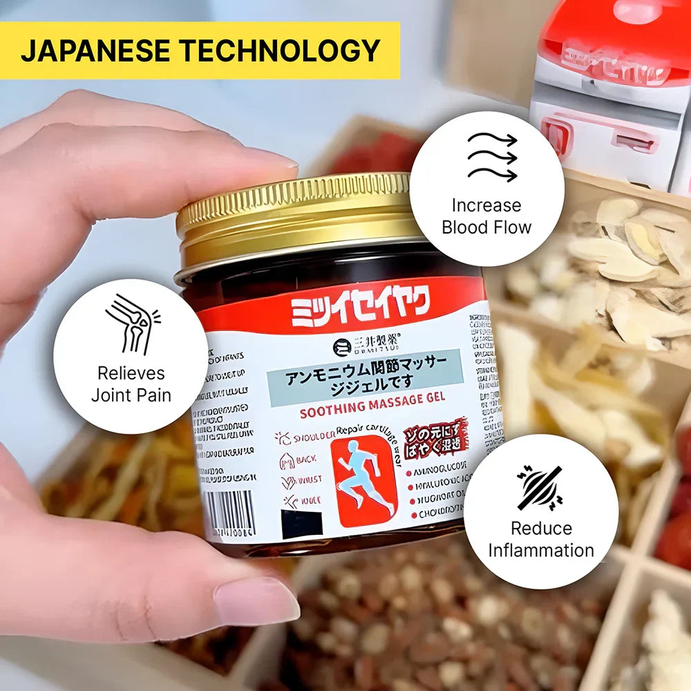 QuickRelief™ Japanese Instant Pain Relief Massage Gel | Buy 1 Get 1 Free