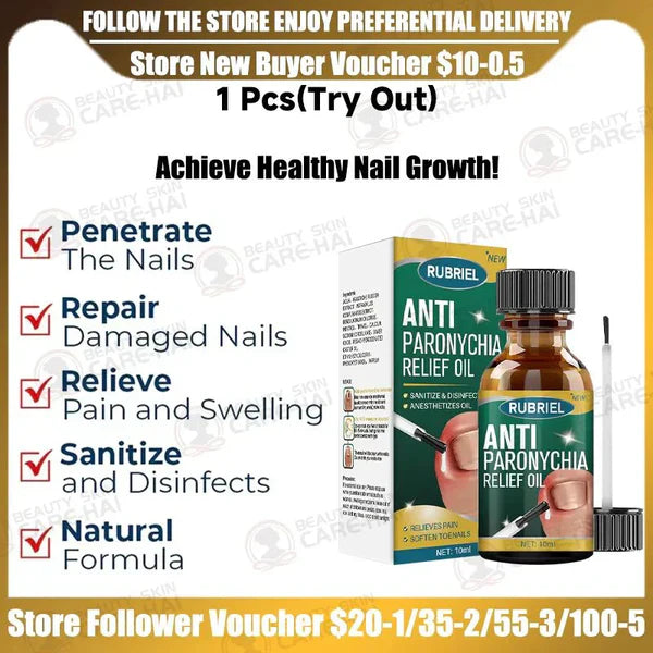 Anti Paronychia Relief Oil for Nail Infection & Ingrown Nails | Buy 1 Get 1 FREE