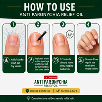 How to apply nail care oil step by step