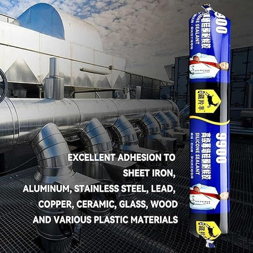 Waterproof Silicone Sealant 9900 Fast Dry Leak Repair Adhesive - Multi Surface Gap Filler for Roof, Concrete, Water Tank, Bathroom & Kitchen | Weather Resistant Neutral Cure Sealant Tube - Next Pick Store
